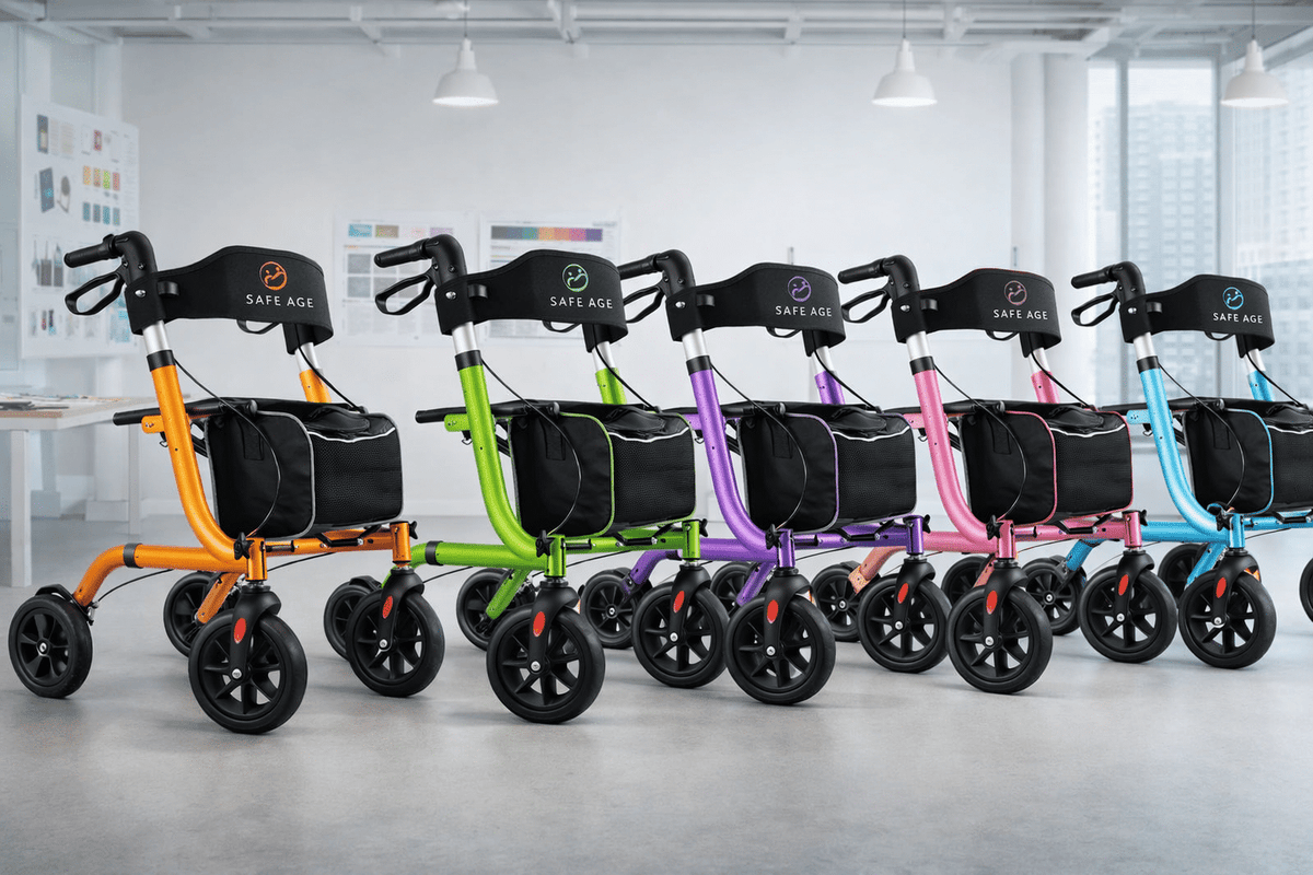 Welke kleur rollator zou jij graag willen zien? Help ons!