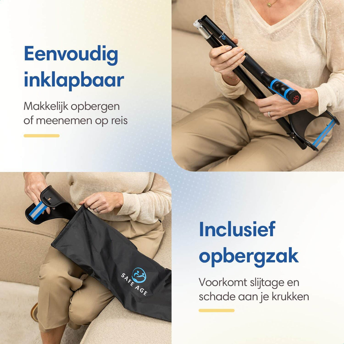 Opvouwbare Loopkrukken