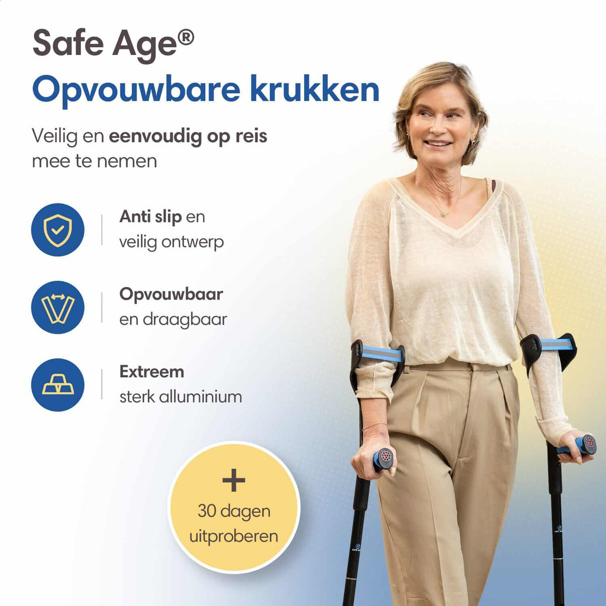 Opvouwbare Loopkrukken
