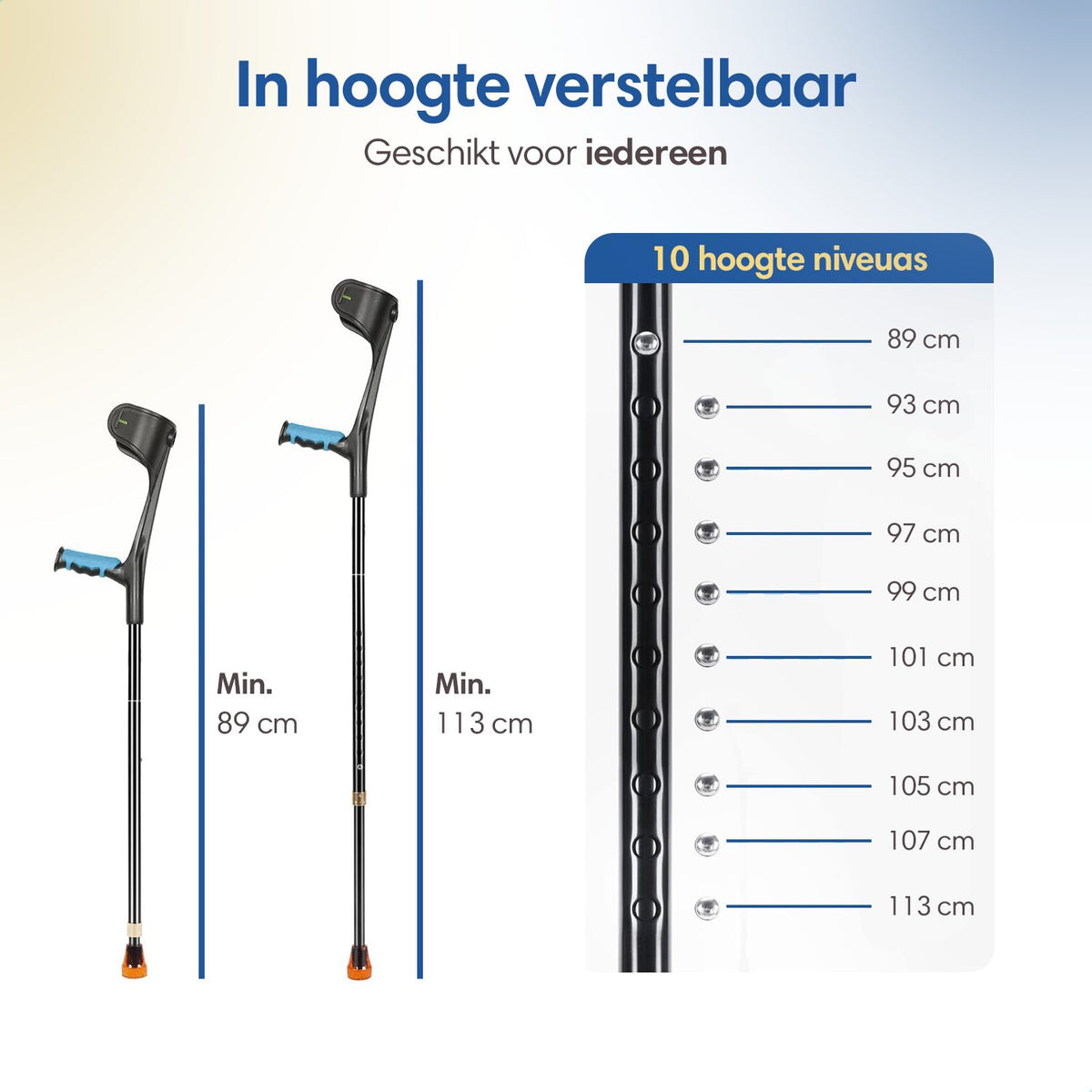 Opvouwbare Loopkrukken