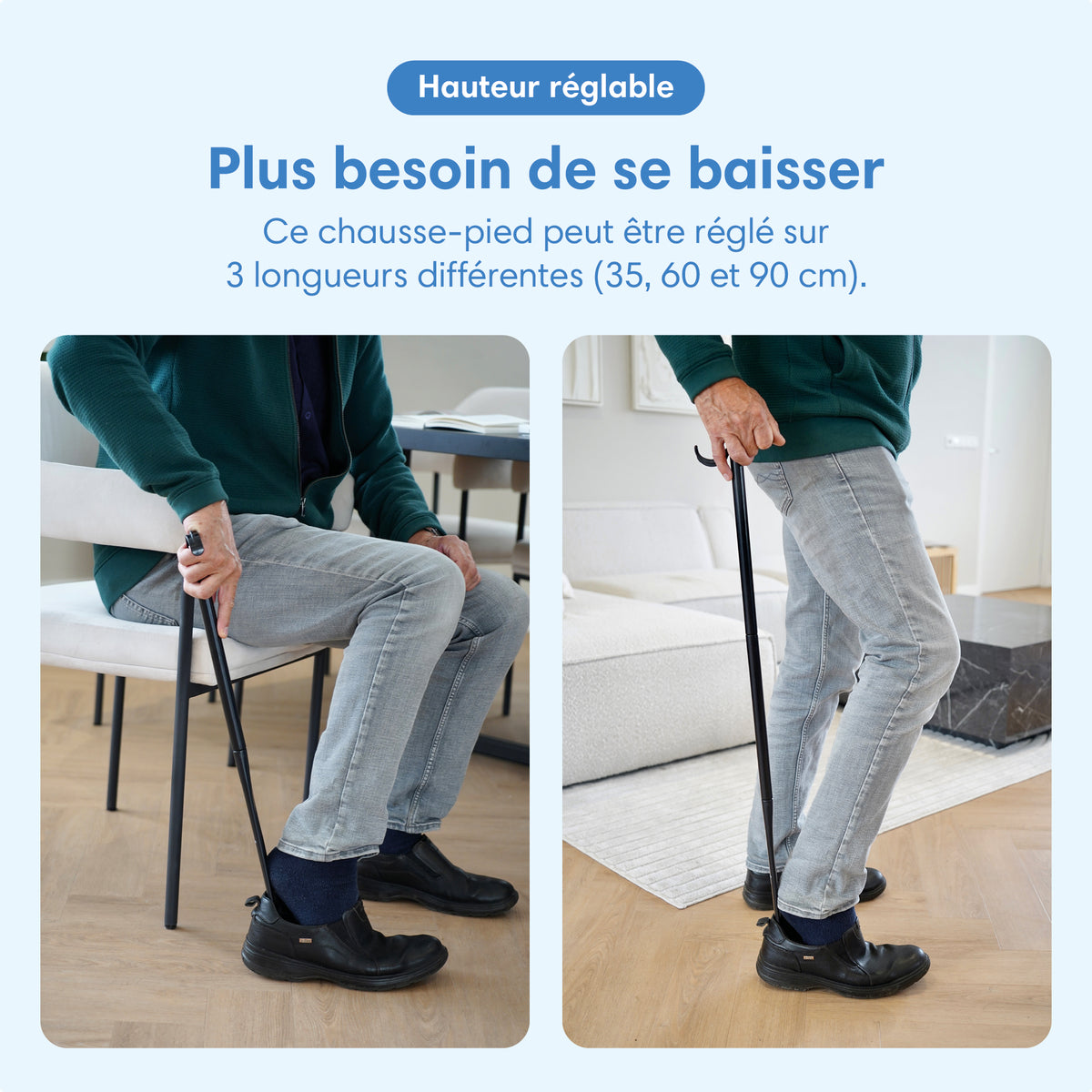 Chausse-pied – fonction 3 en 1