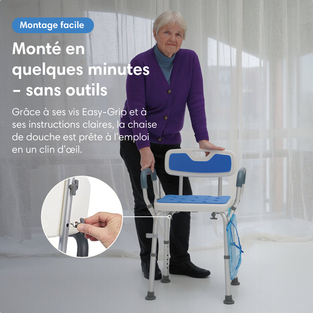 Chaise de douche