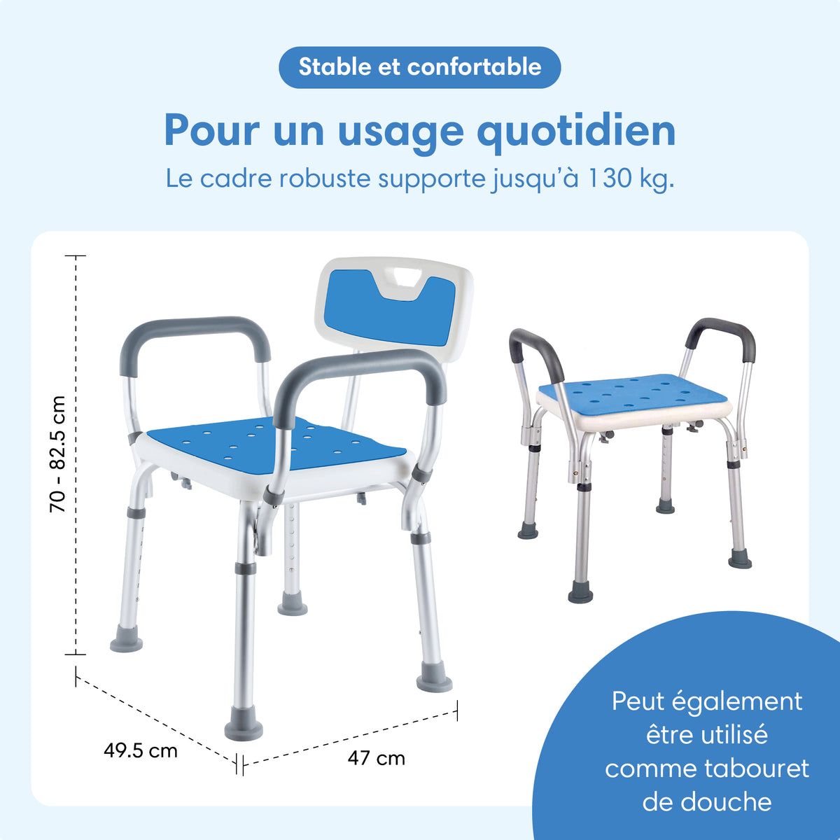 Chaise de douche