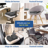 Coussin d’assise orthopédique - coussin coccyx / coussin cale