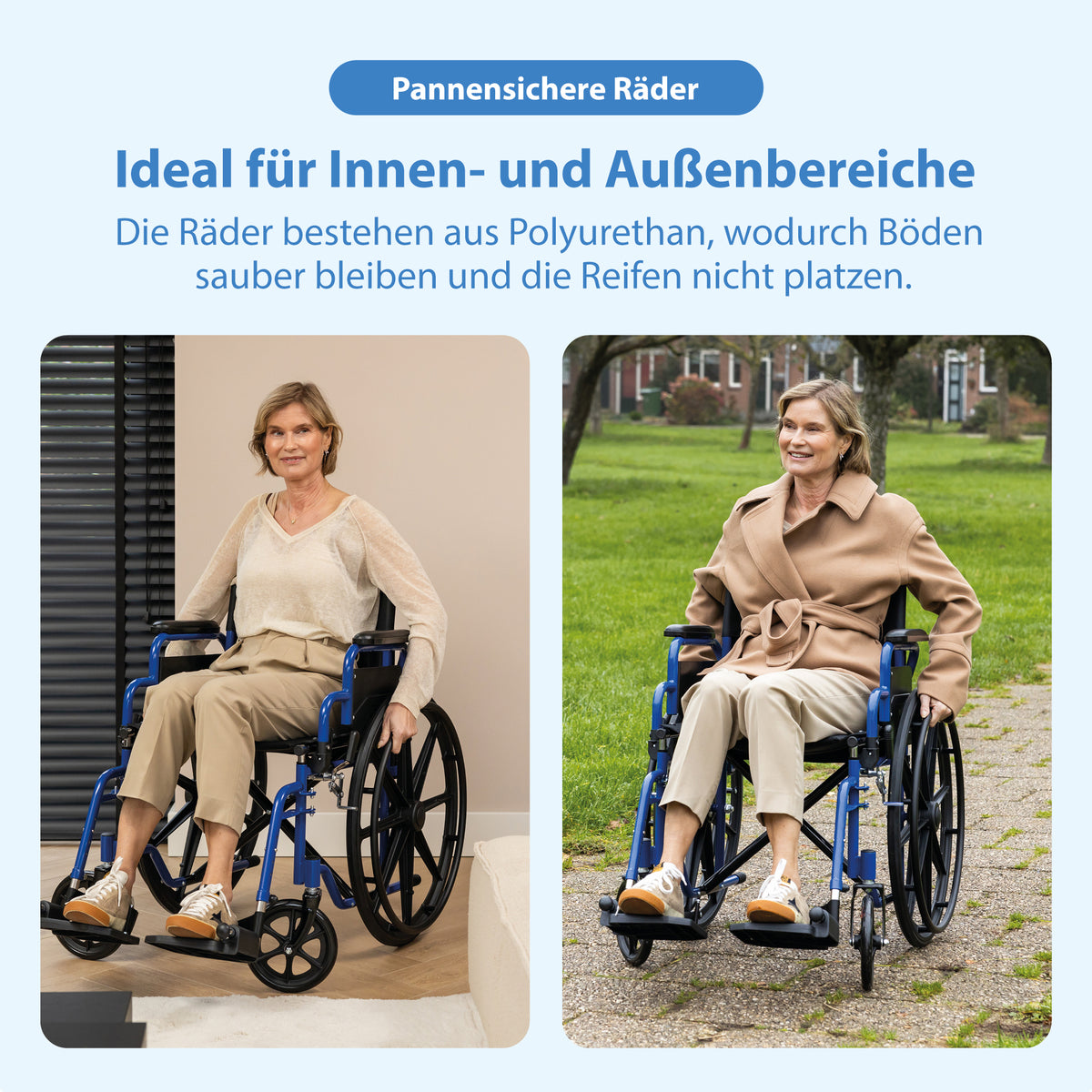 Rollstuhl - leicht und faltbar