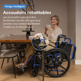 Fauteuil roulant - léger et pliable
