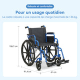 Fauteuil roulant - léger et pliable