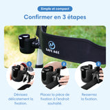 Porte-gobelet et porte-téléphone – pour rollator, fauteuil roulant, chariot, poussette & plus