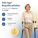 Béquilles pliables