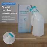 Urinal pour homme – avec poignée & bouchon à vis - bouteille urinaire