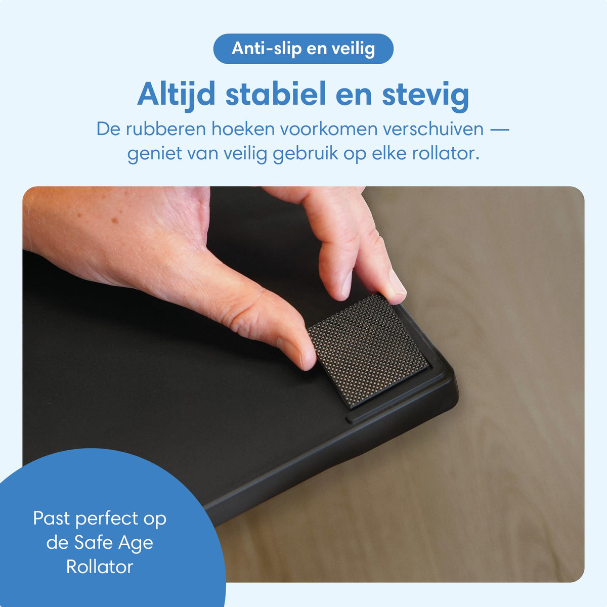 Rollator dienblad - Anti-slip
