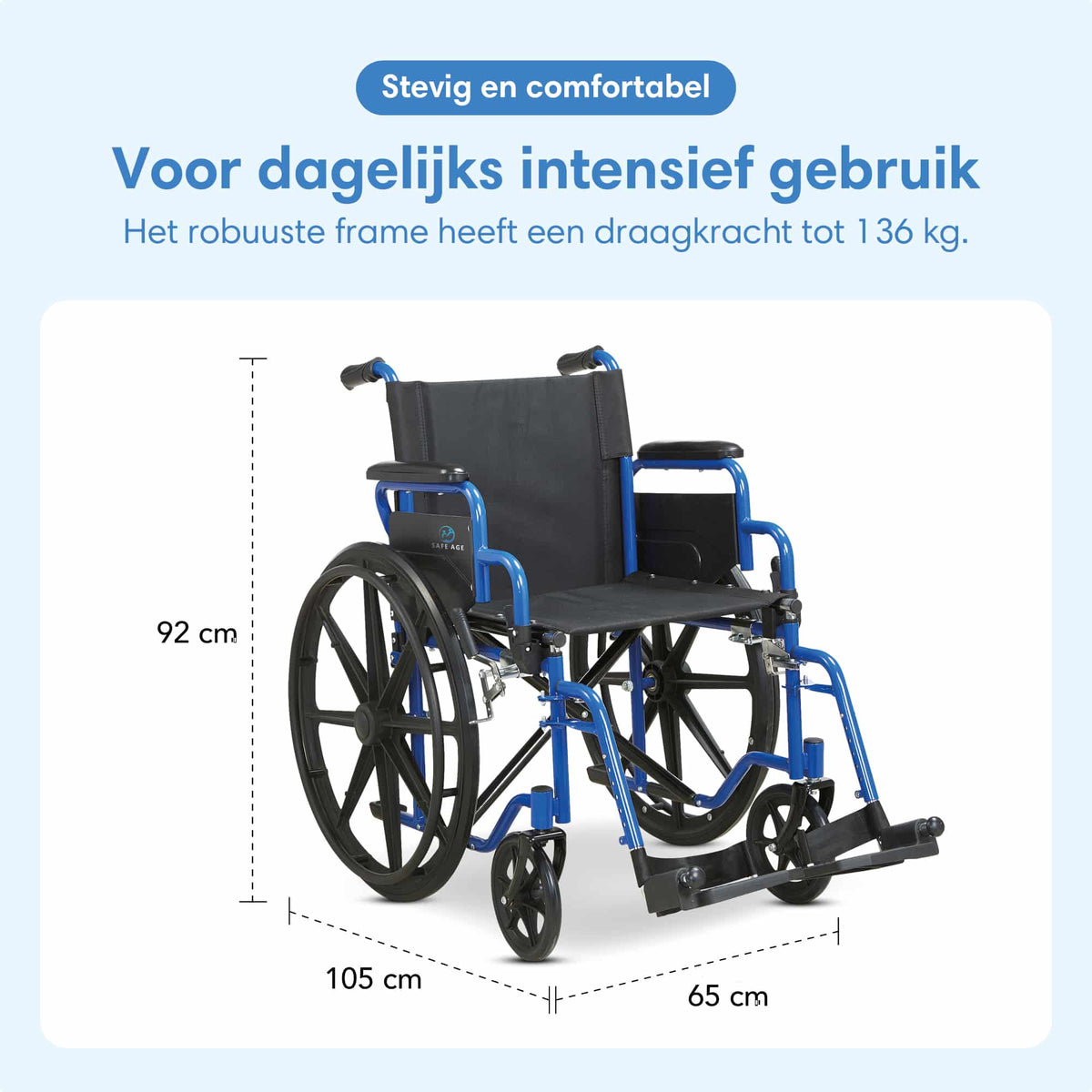 Rolstoel - lichtgewicht en opvouwbaar