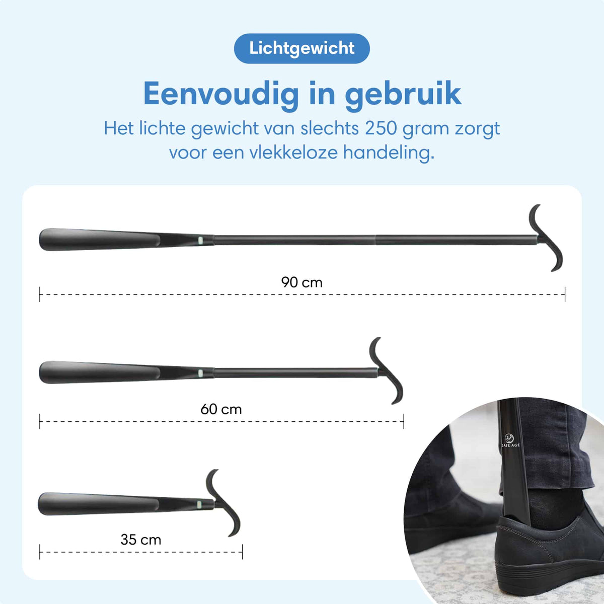 Schoenlepel - 3-in-1 functie