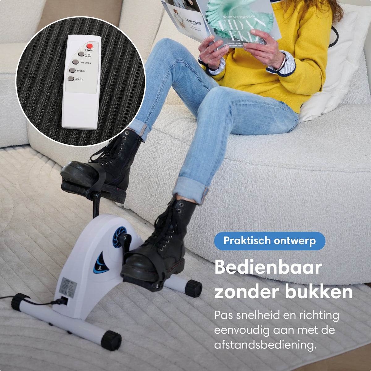Stoelfiets met elektrische ondersteuning