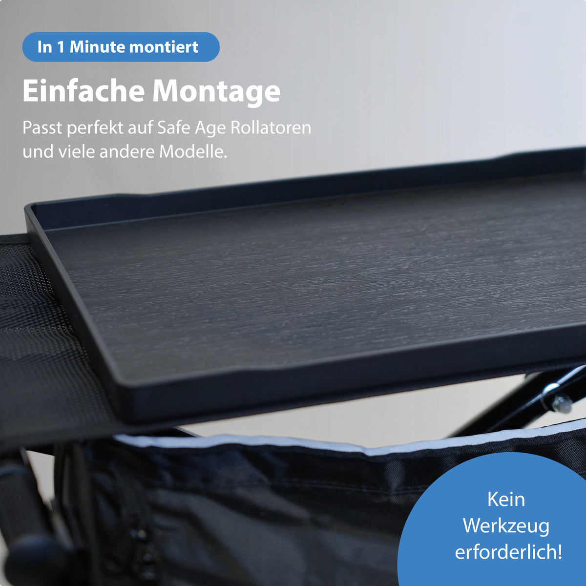 Rollator-Tablett - rutschfest