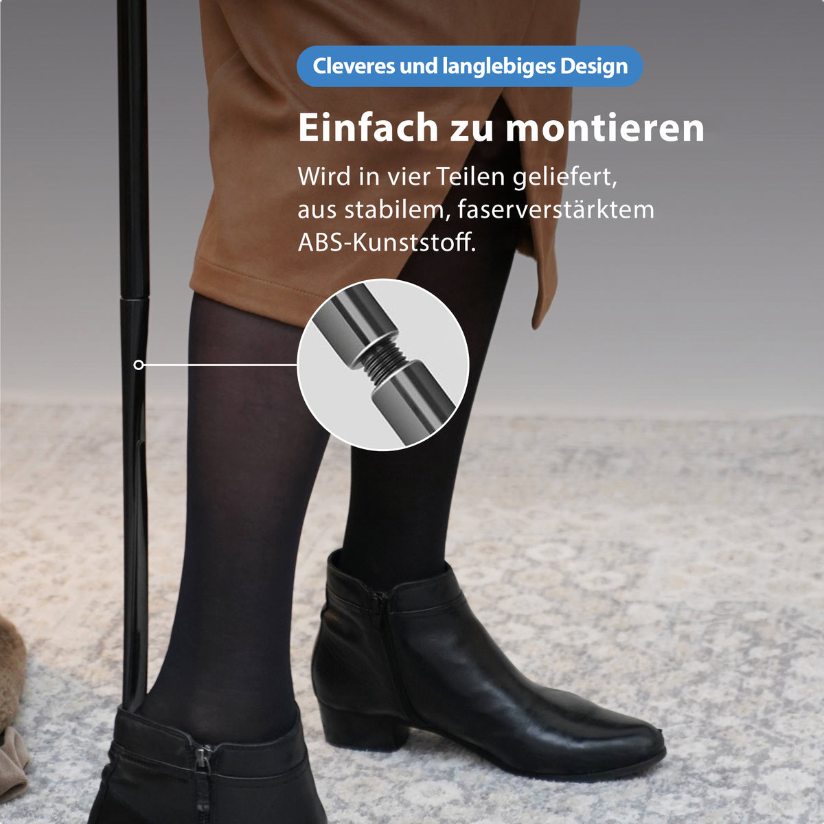 Schuhlöffel – 3-in-1-Funktion