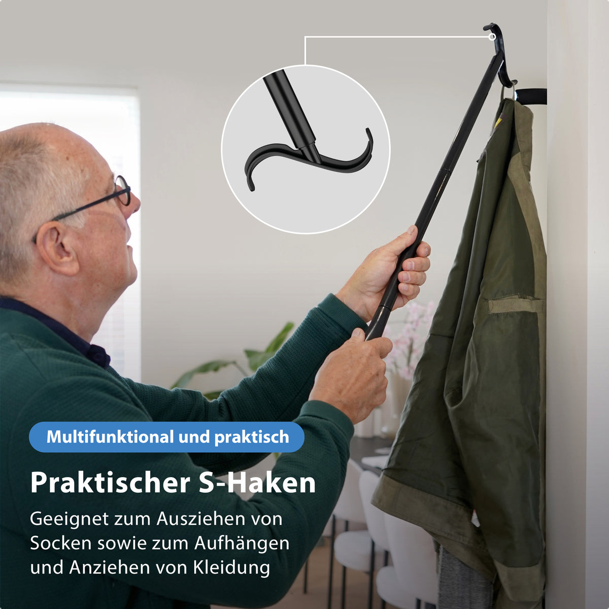 Schuhlöffel – 3-in-1-Funktion