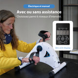 Pédalier d’exercice avec assistance électrique
