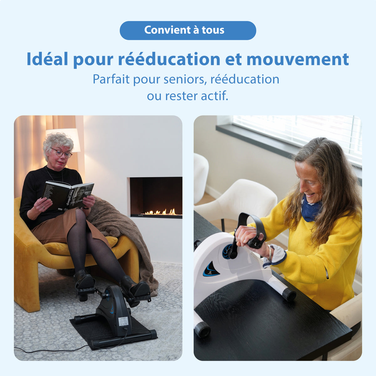 Pédalier d’exercice avec assistance électrique