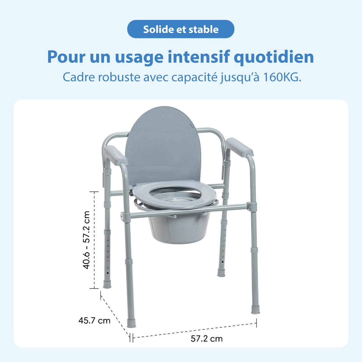 Chaise percée