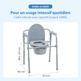 Chaise percée