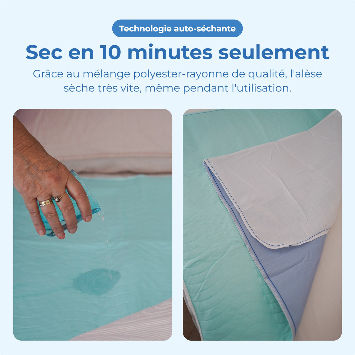 Alèses d’incontinence lavables