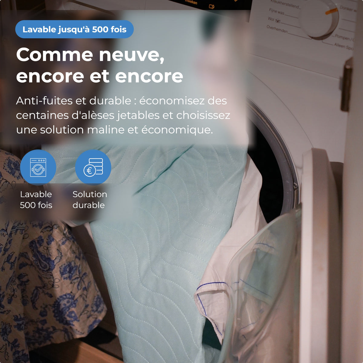 Alèses d’incontinence lavables