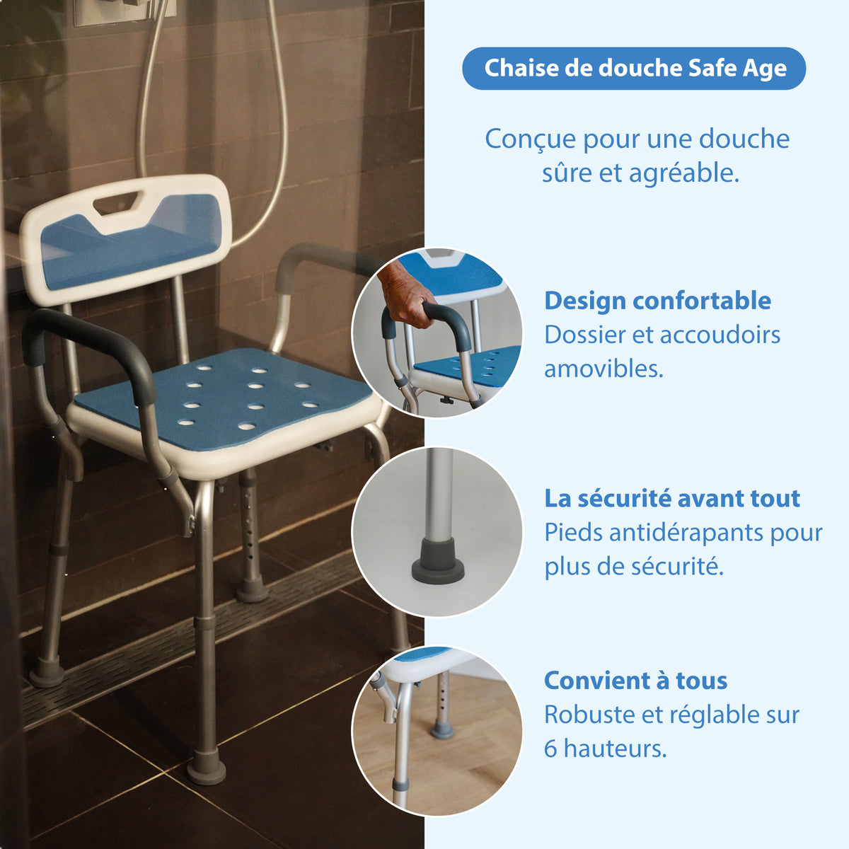 Chaise de douche