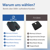 Orthopädisches Sitzkissen - Steißbeinkissen / Keilkissen