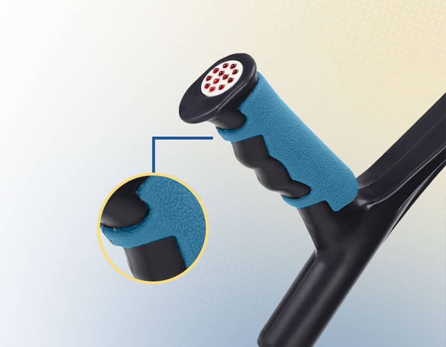 Ergonomische, rutschfeste Handgriffe