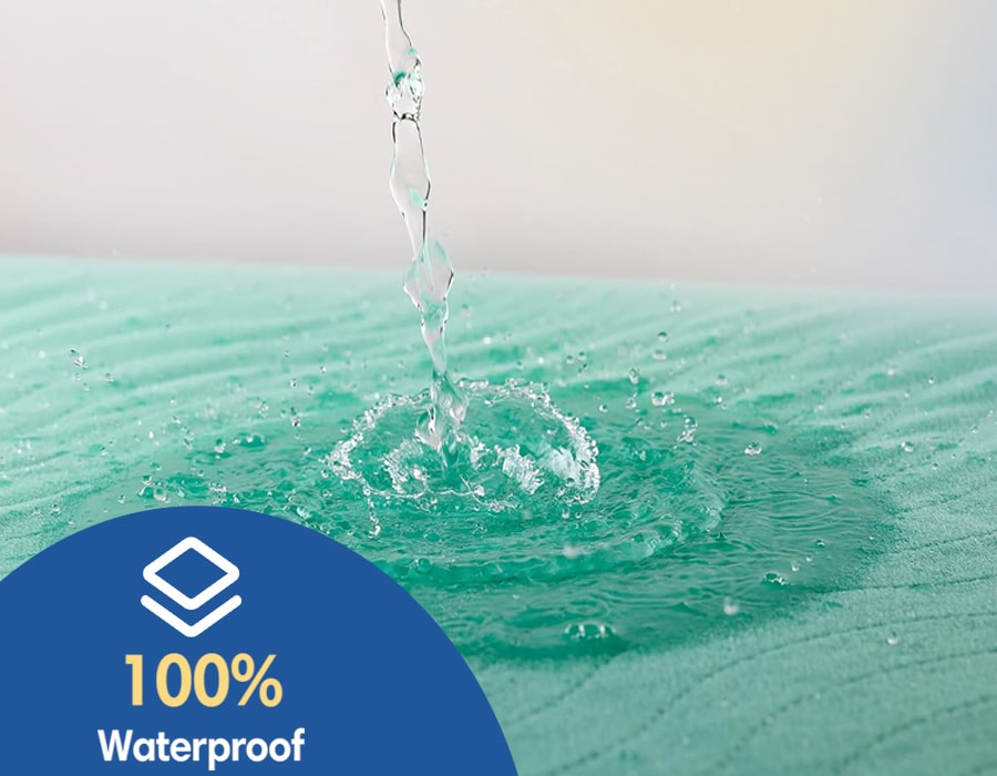 Wasserdicht und saugfähig