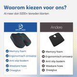 Orthopedisch zitkussen - stuitkussen / wigkussen