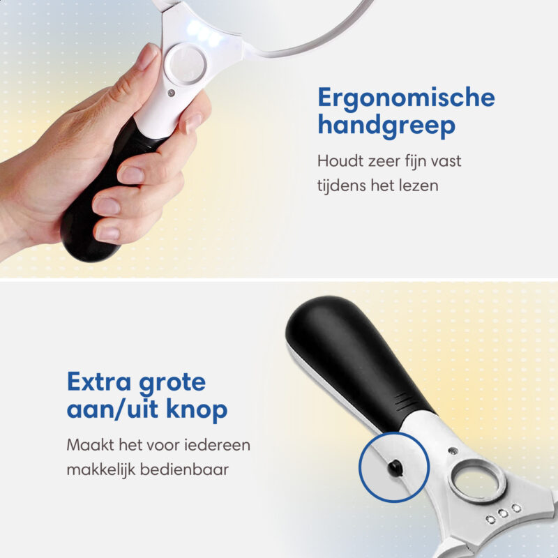 Vergrootglas met lamp