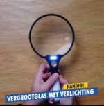 vergrootglas met verlichting
