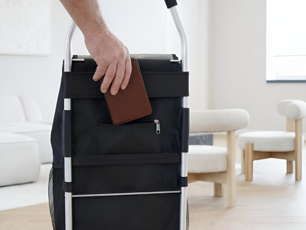 safe age boodschappentrolley met opbergvak