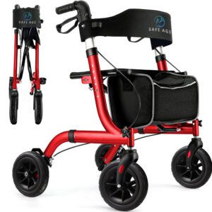 Rollator rood safe age beste