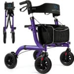 Rollator, lila