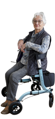 rollator met zitje